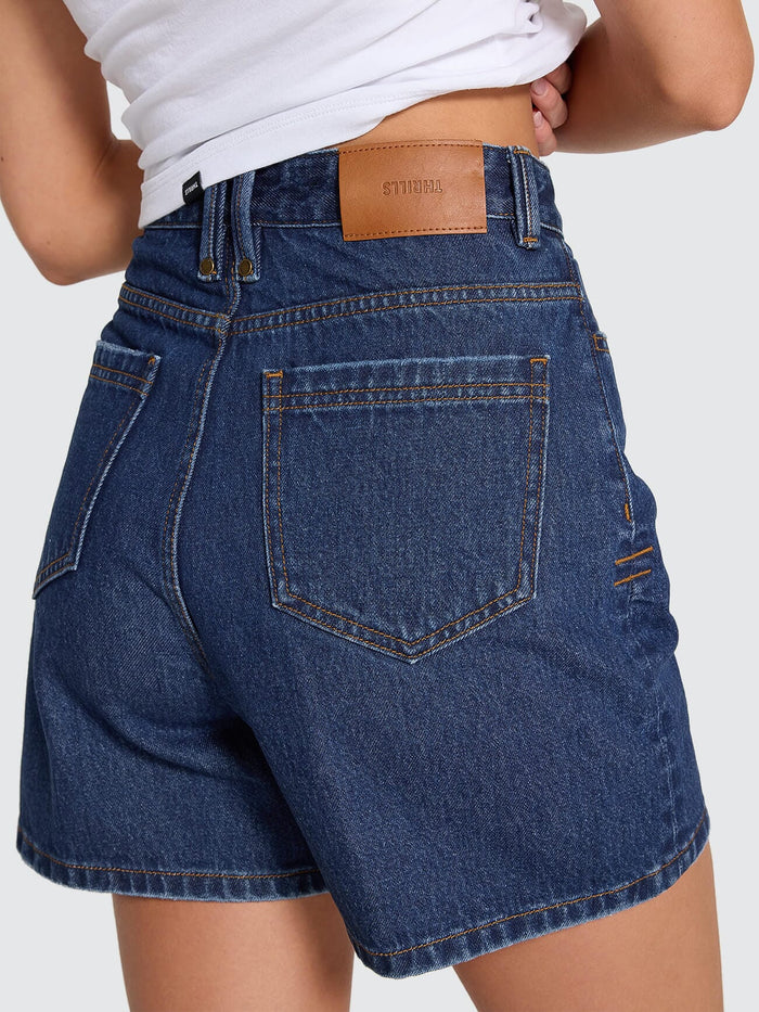Koko High Rise Short - Rinsed Ink