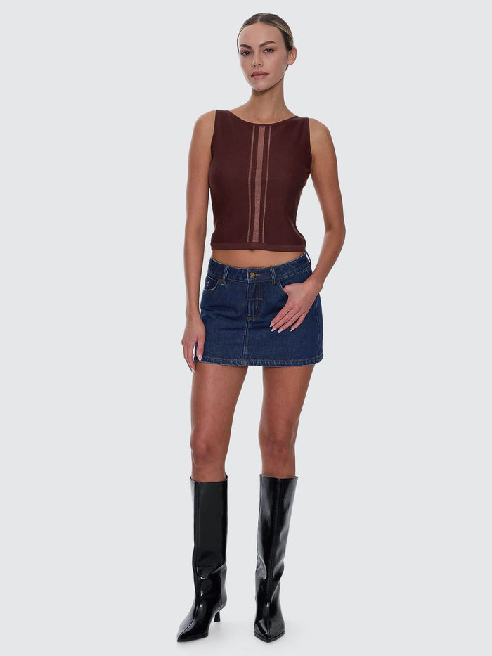 Sophie Skirt - Rinsed Ink 4