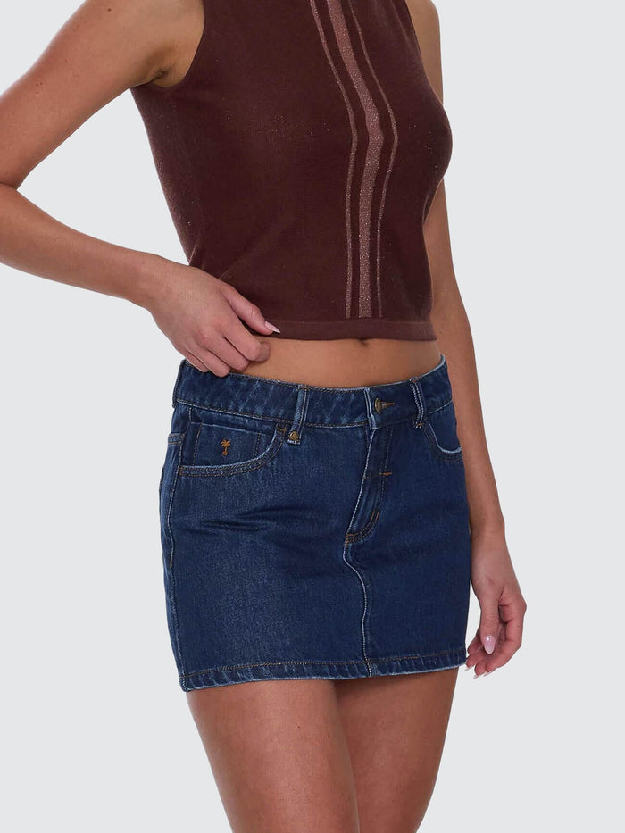 Sophie Skirt - Rinsed Ink 4