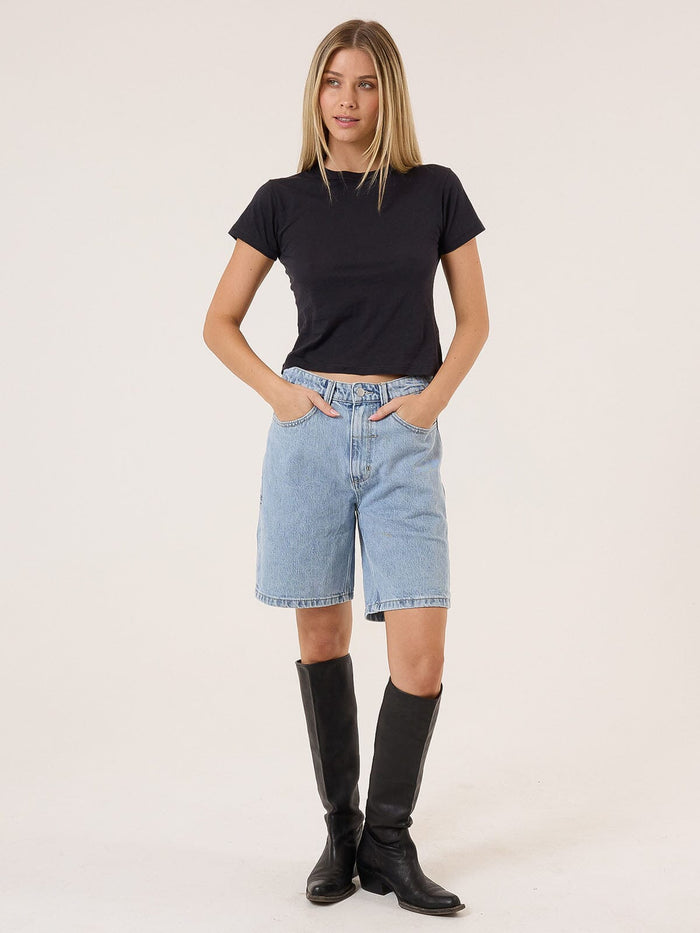 Reagan Home Advantage Slouch Embro Short - Ageless Blue 4