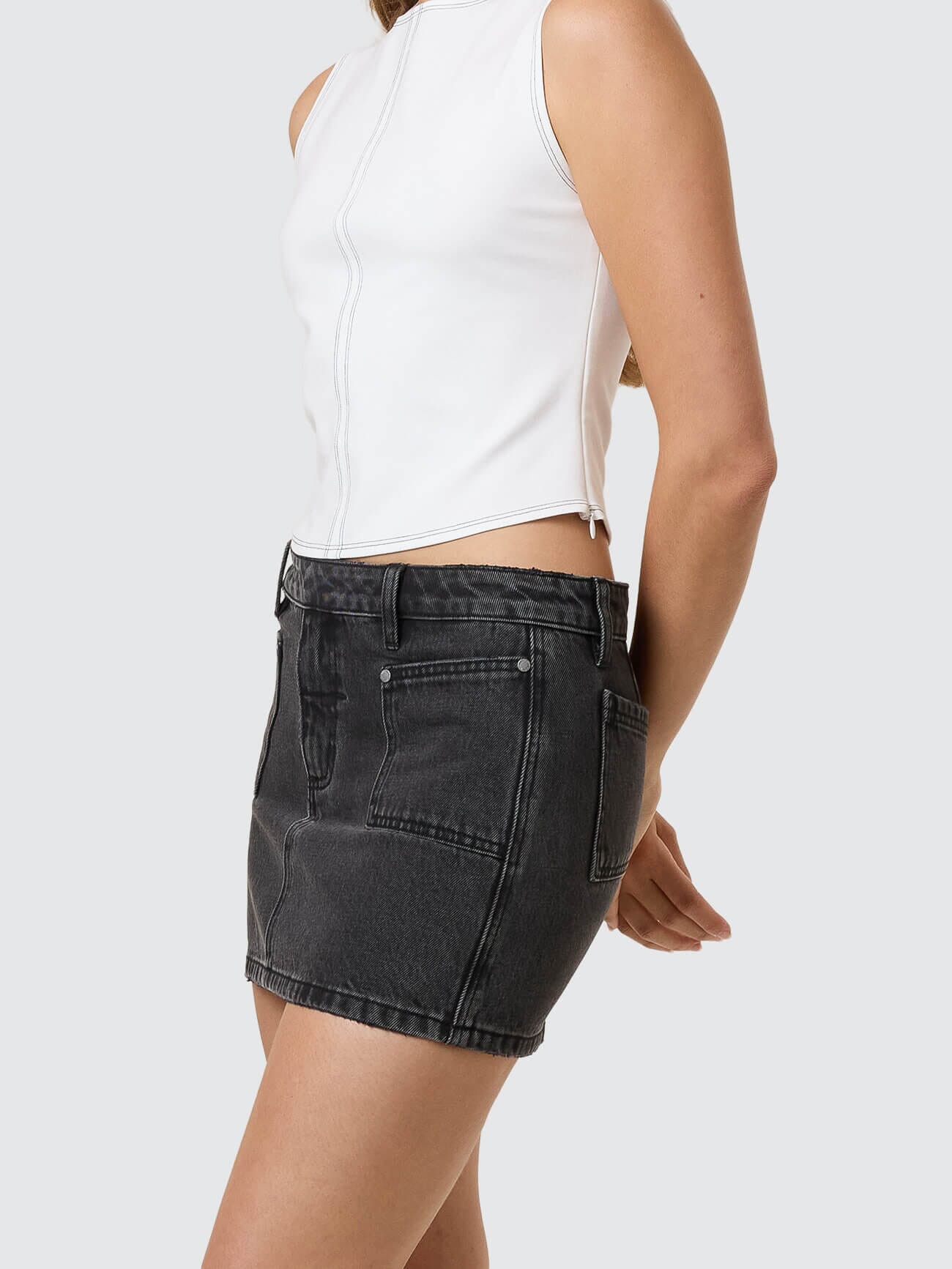 Wyatt Skirt - Ash Black
