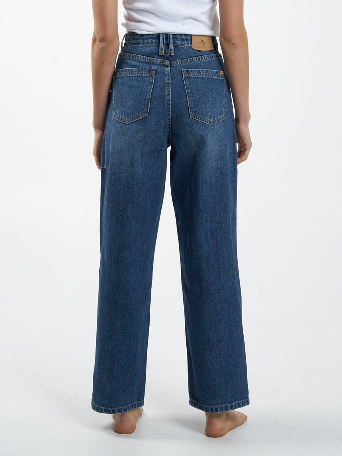 Billie High Rise Baggy Jean - Roadhouse Blue
