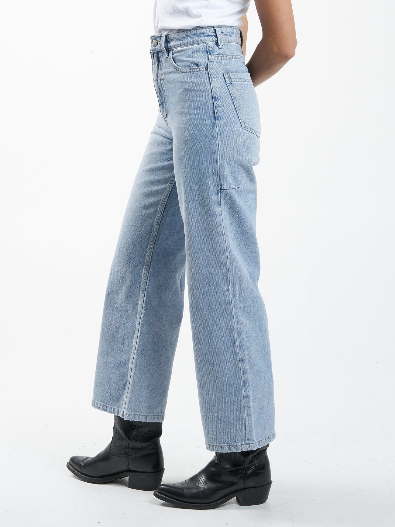 Holly High Rise Wide Jean - Endless Blue