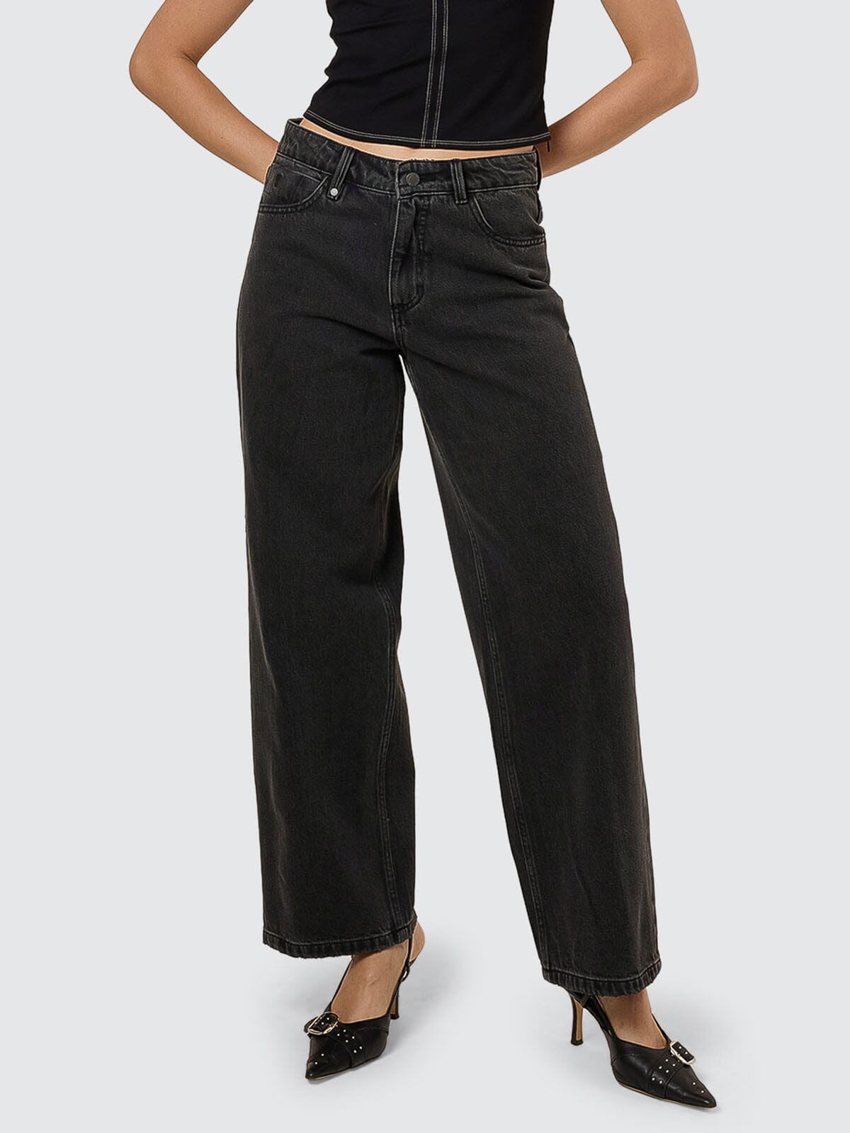 Billie Low Jean - Ash Black 4