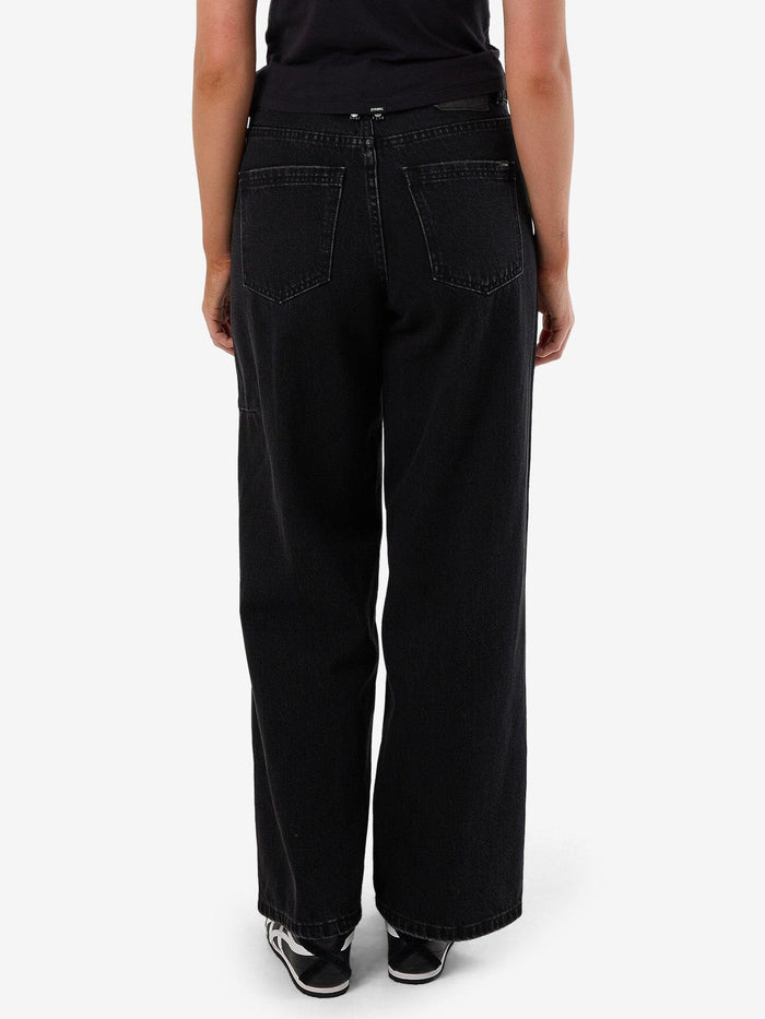 Billie Low Rise Baggy Jean - Aged Black 4