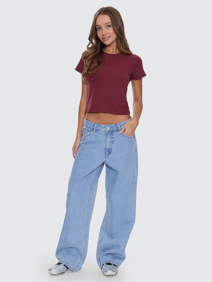 Billie Low Rise Baggy Jean - Ageless Blue 4