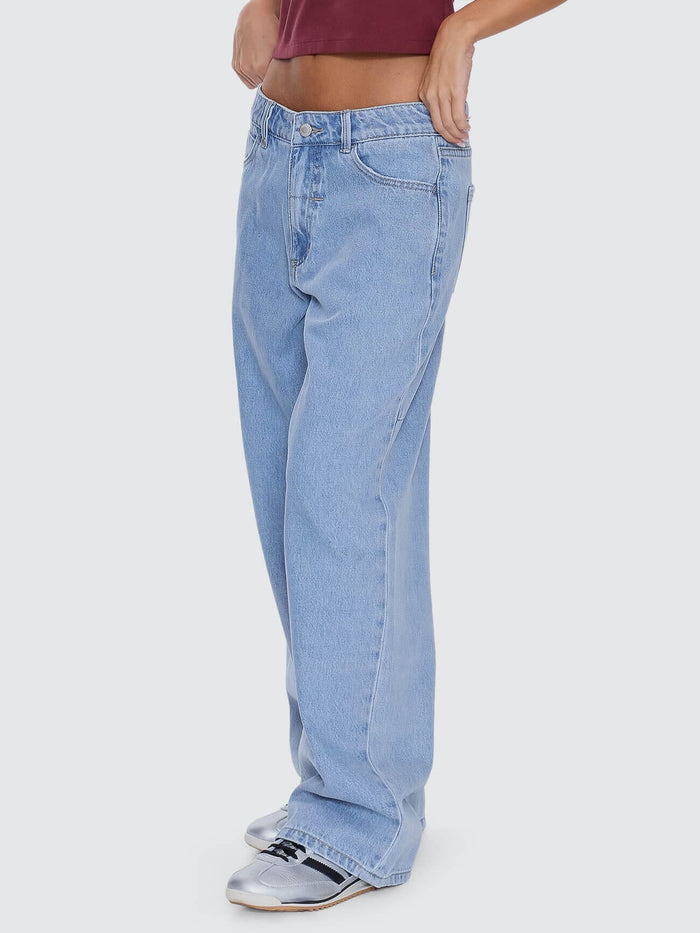 Billie Low Rise Baggy Jean - Ageless Blue 4