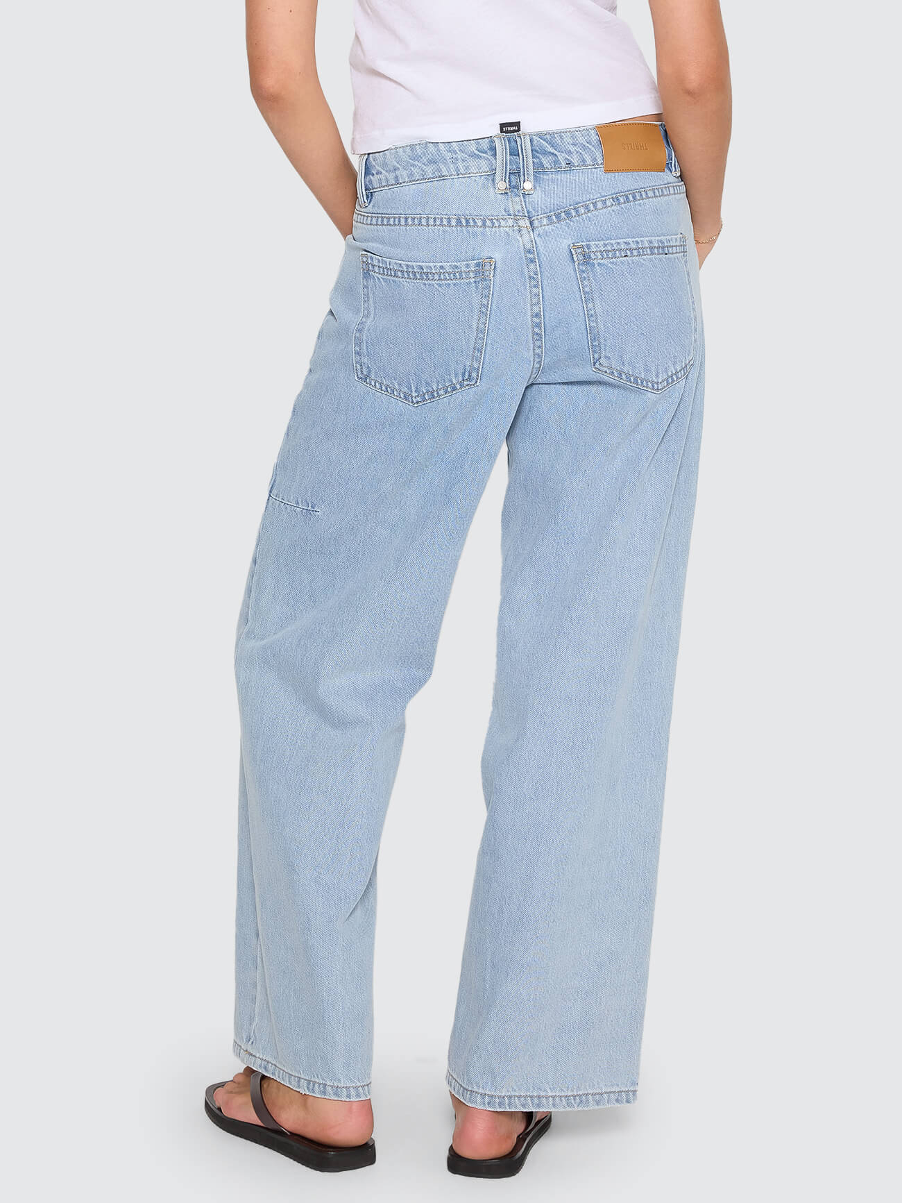 Billie Low Rise Baggy Jean - Ageless Blue