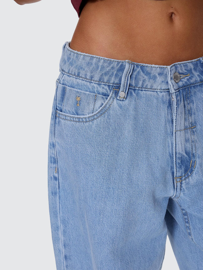 Billie Low Rise Baggy Jean - Ageless Blue 4