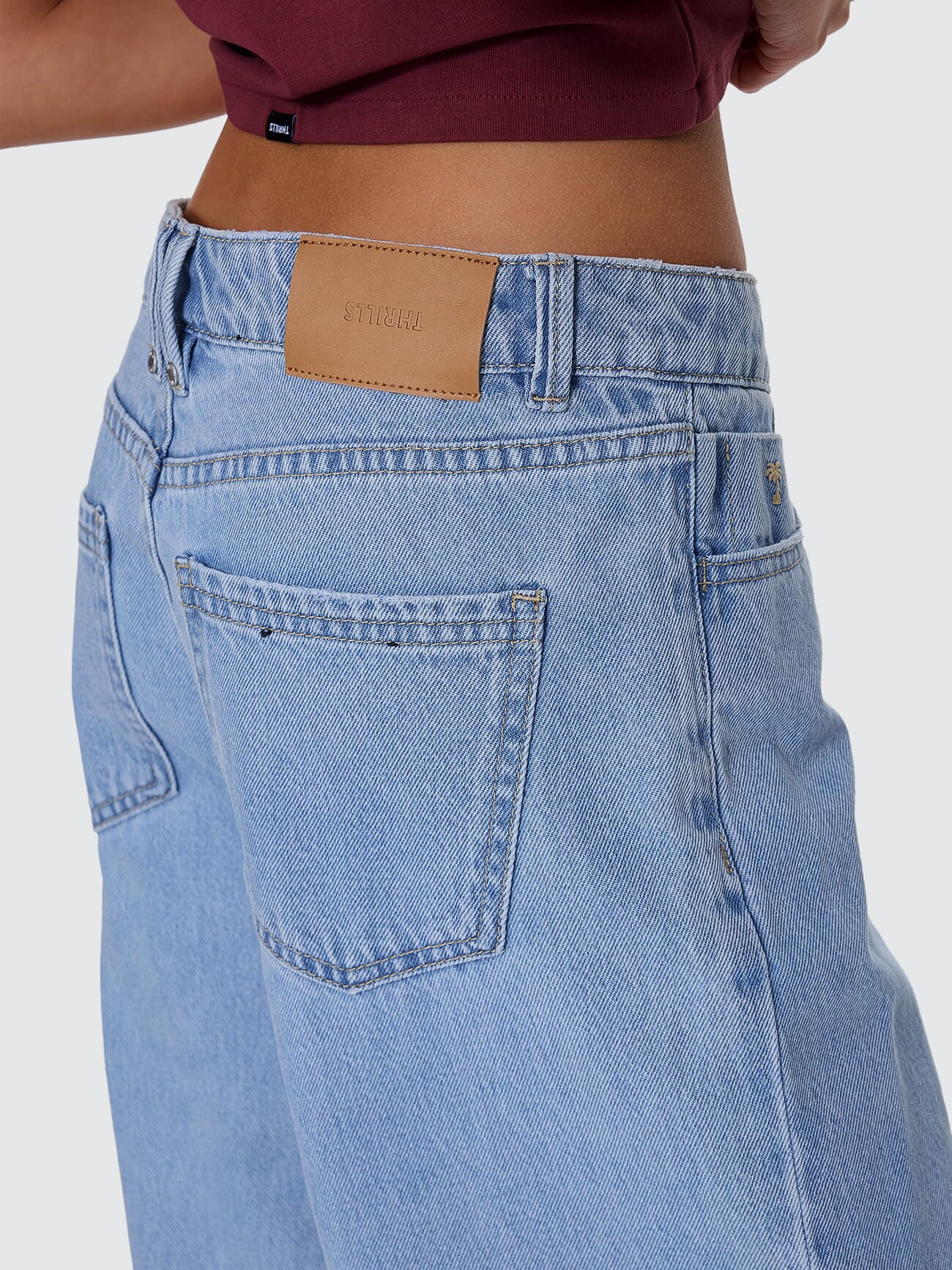 Billie Low Rise Baggy Jean - Ageless Blue 4