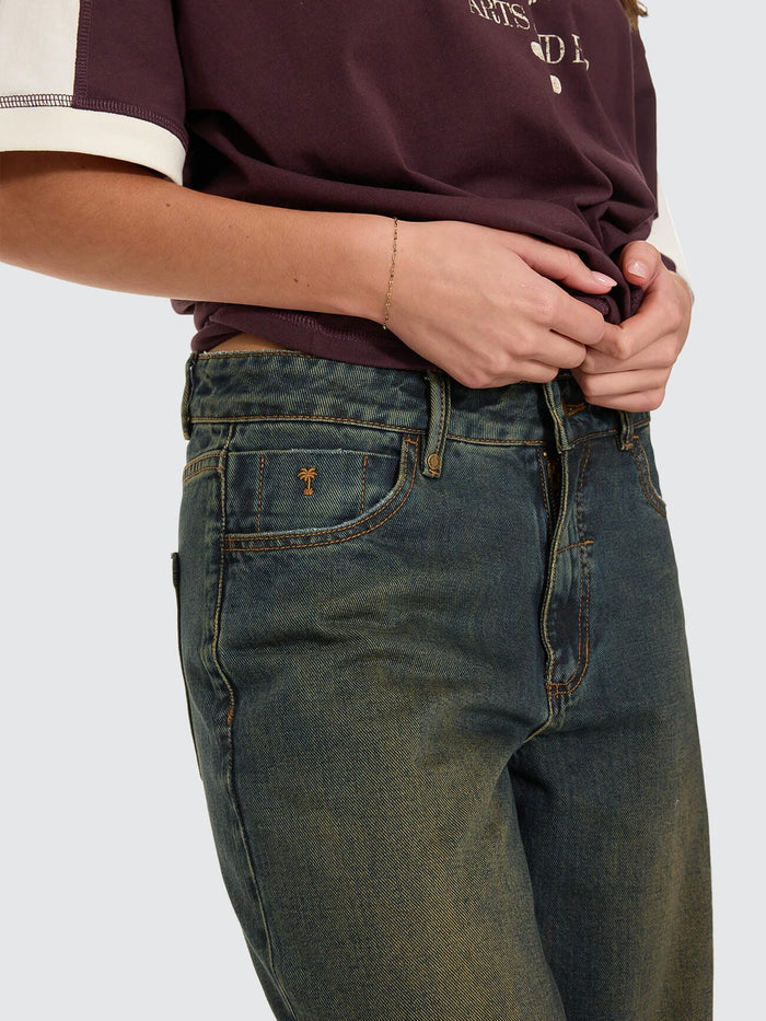 Billie Low Rise Baggy Jean - Dirty Garage 4