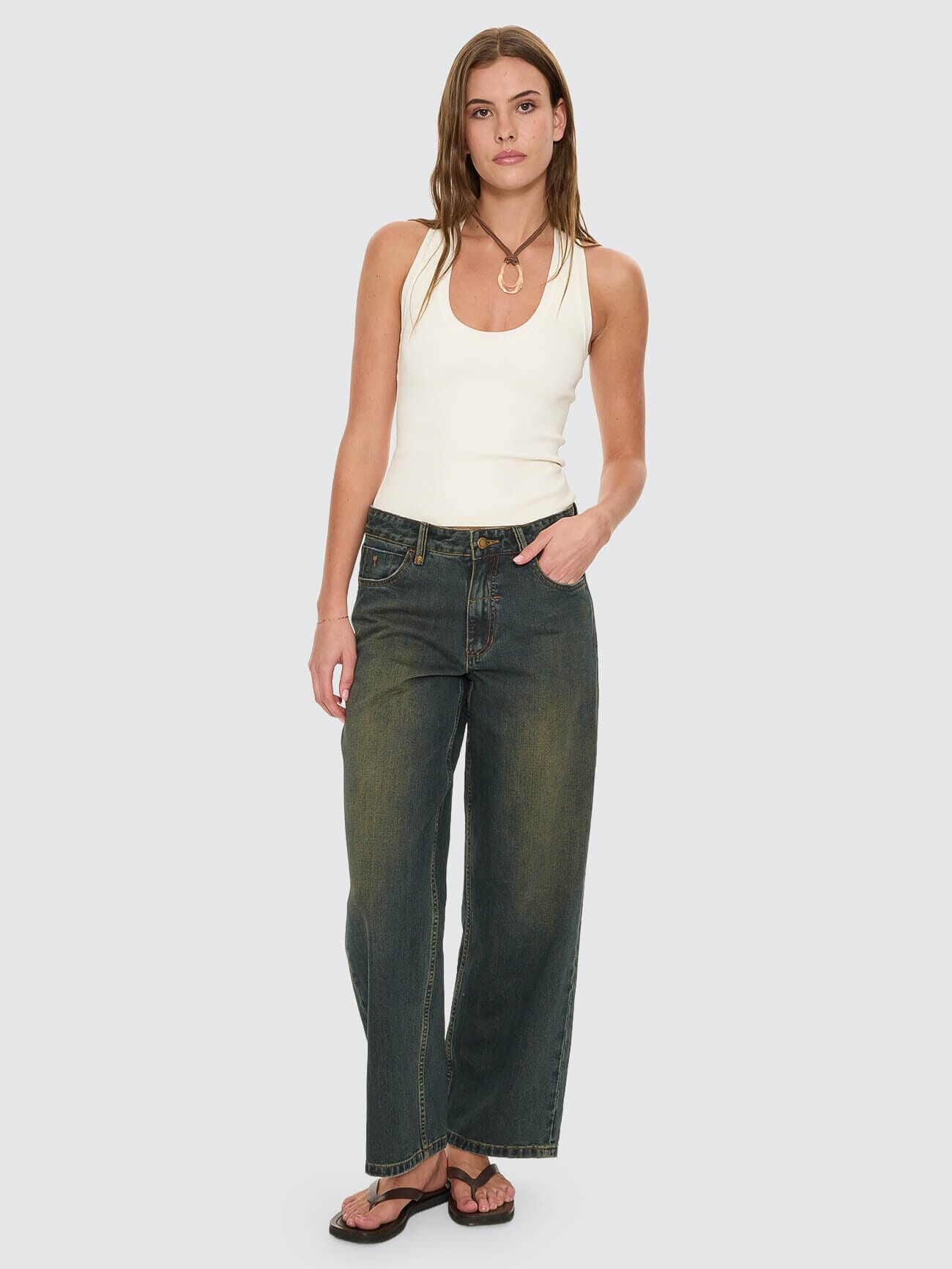 Billie Low Rise Baggy Jean - Dirty Garage 4
