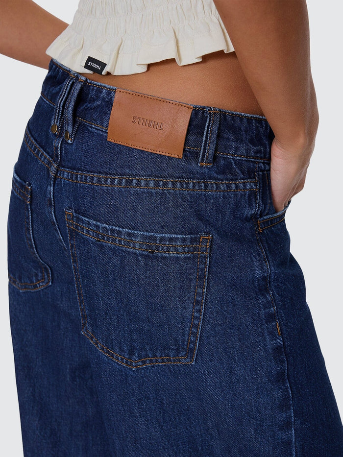 Billie Low Rise Baggy Jean - Rinsed Ink 4