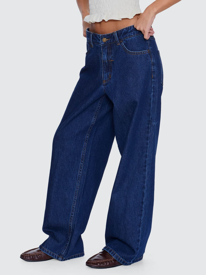 Billie Low Rise Baggy Jean - Rinsed Ink 4