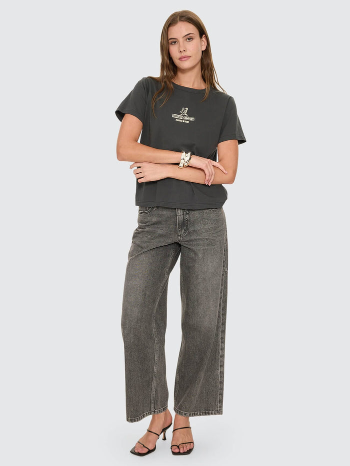 Billie Low Rise Baggy Jean - Nighthawk Grey 4