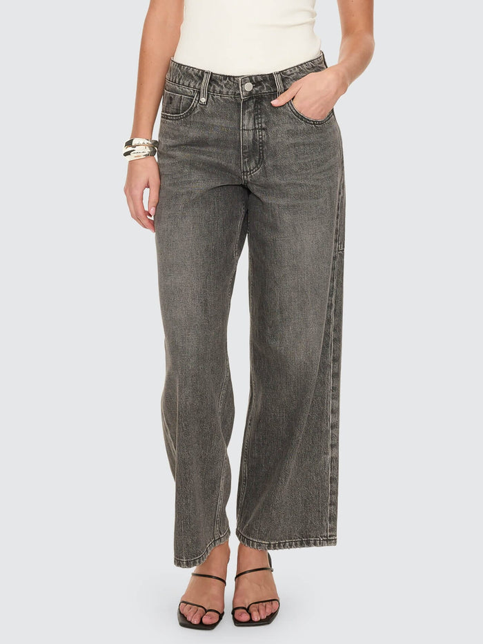 Billie Low Rise Baggy Jean - Nighthawk Grey 4