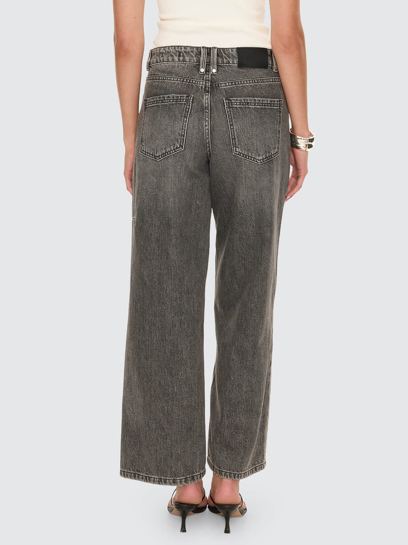 Billie Low Rise Baggy Jean - Nighthawk Grey 4