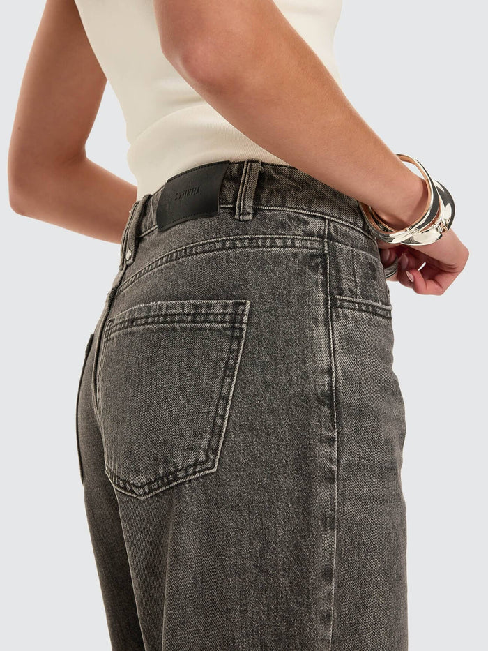 Billie Low Rise Baggy Jean - Nighthawk Grey 4