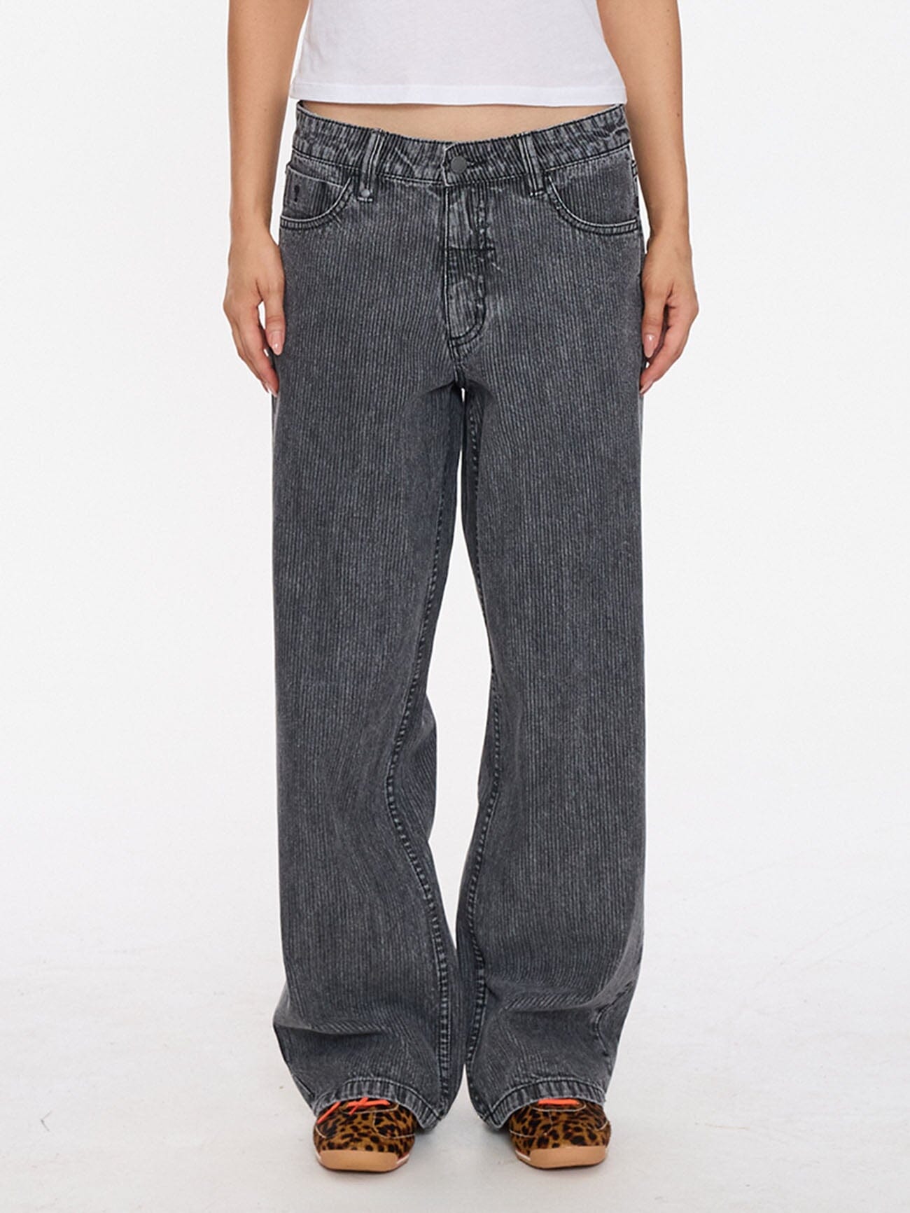 Billie Low Rise Baggy Jean - Smoked Rib 4