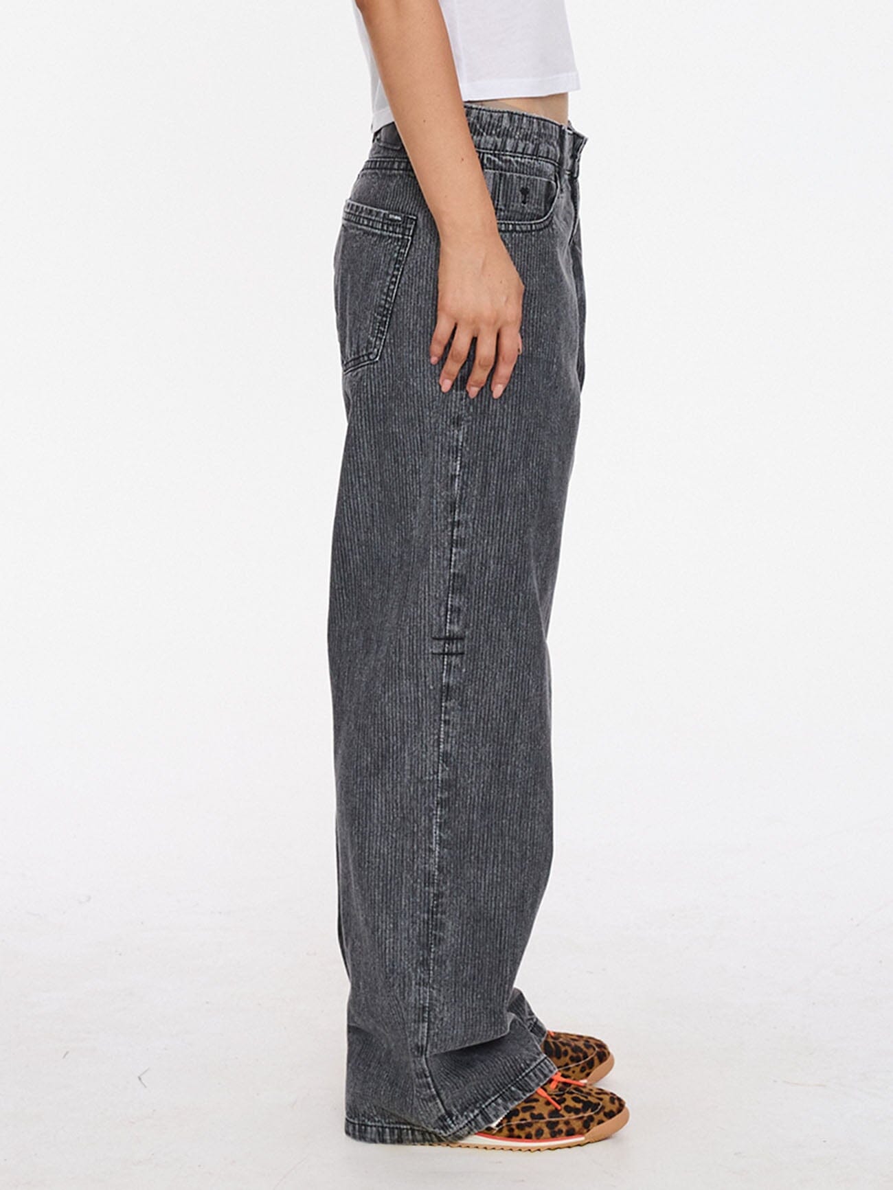 Billie Low Rise Baggy Jean - Smoked Rib 4