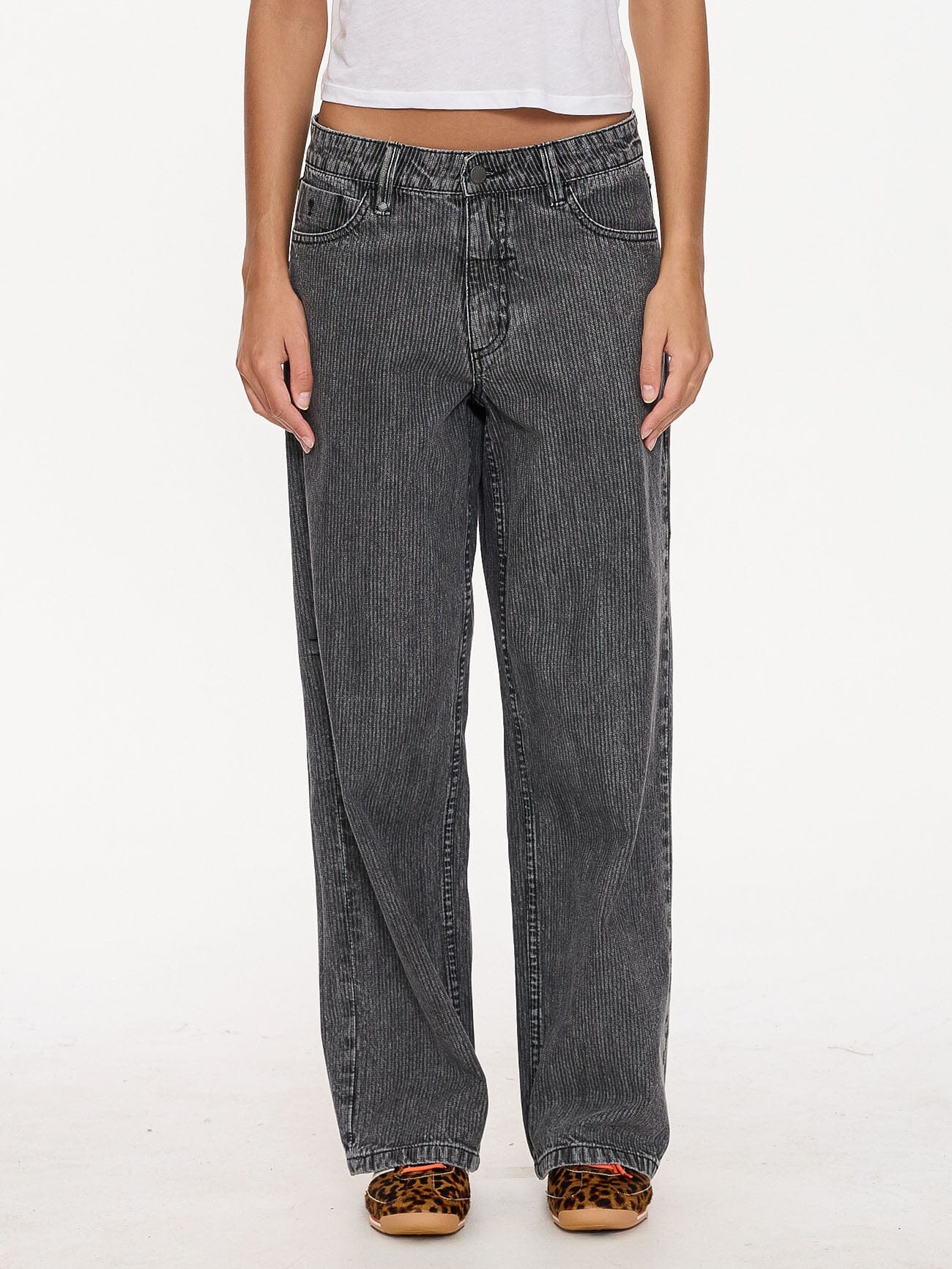 Billie Low Rise Baggy Jean - Smoked Rib 4