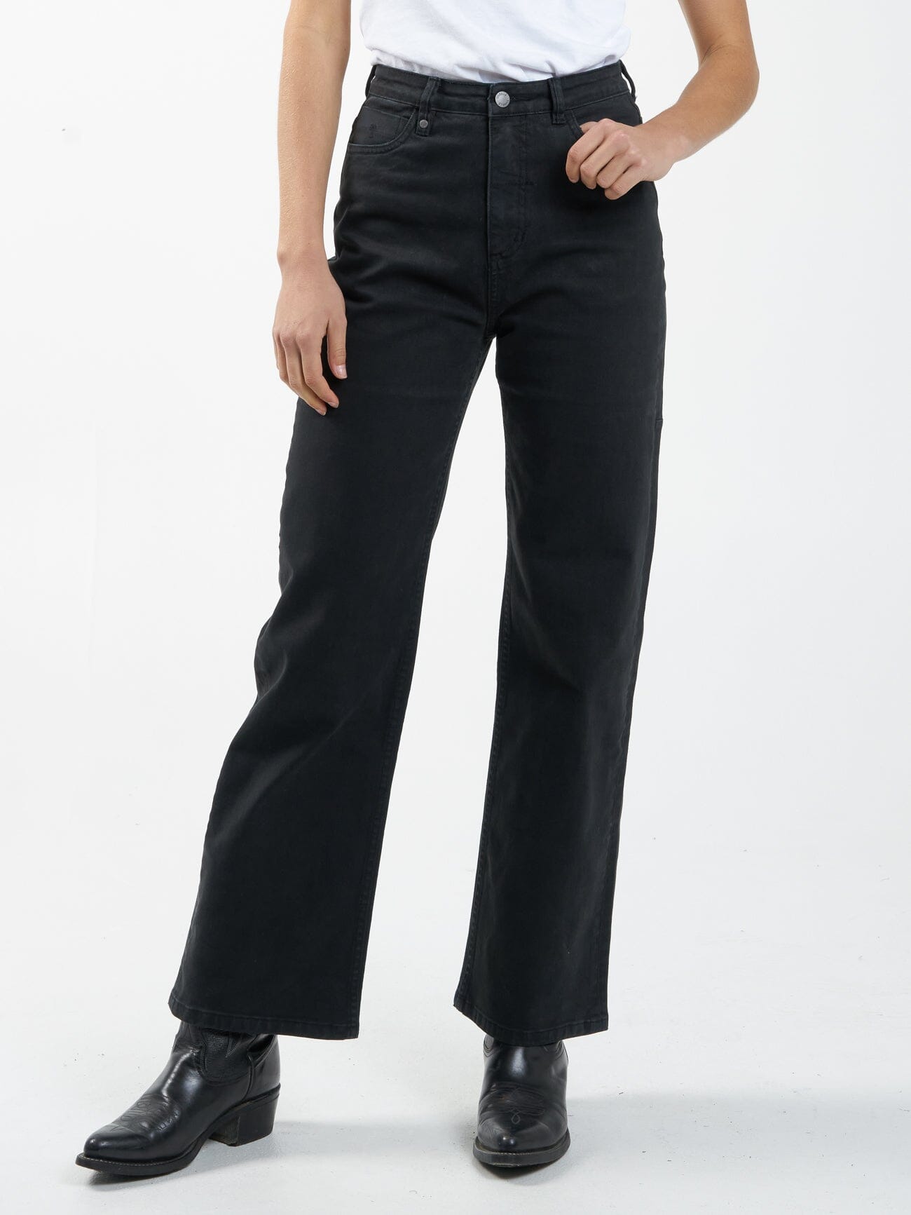 Cherry High Rise Stretch Jean - Dusk Black