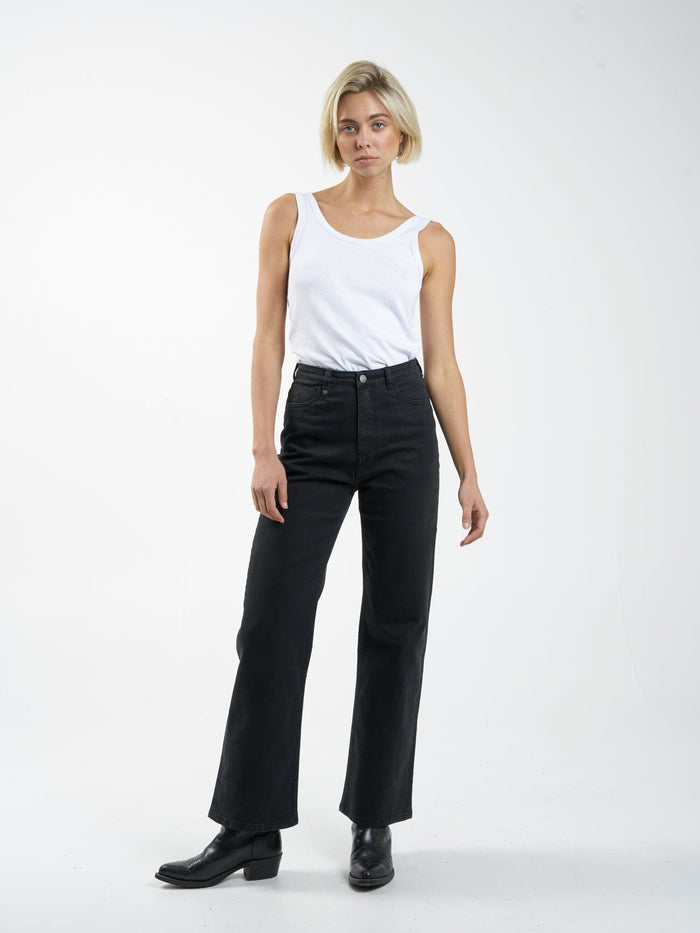 Cherry High Rise Stretch Jean - Dusk Black