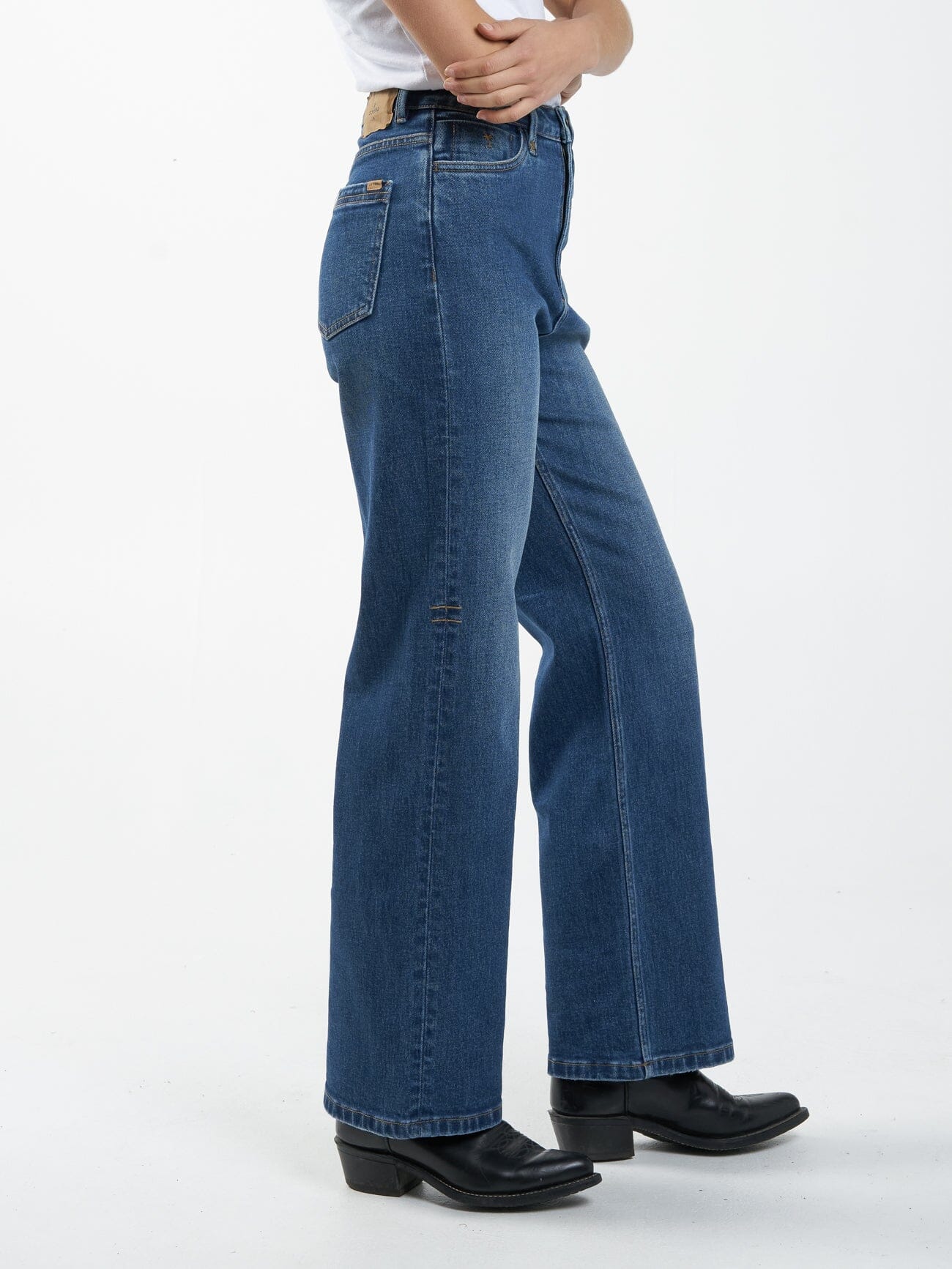 Cherry High Rise Stretch Jean - Roadhouse Blue