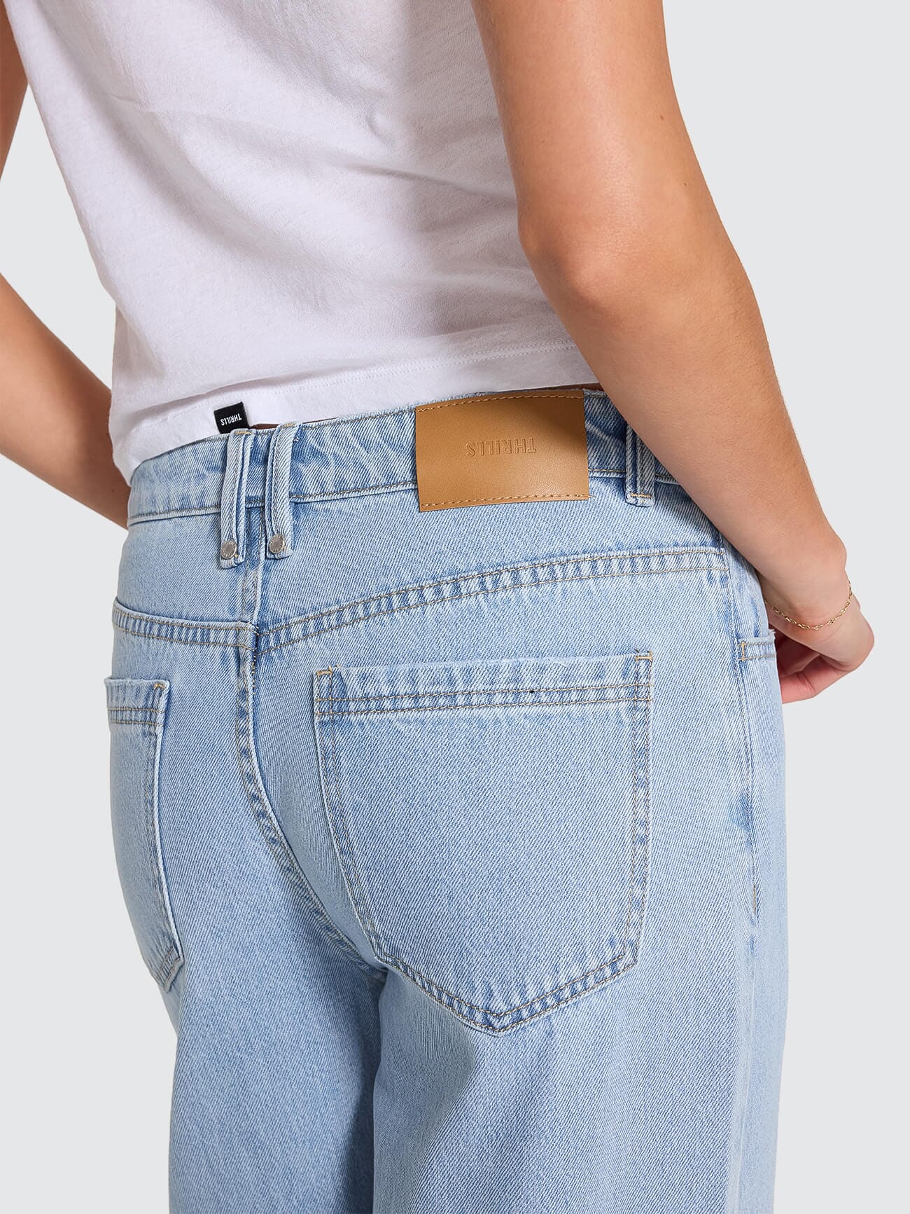 Tony Slouch Low Rise Big Baggy Jean - Ageless Blue