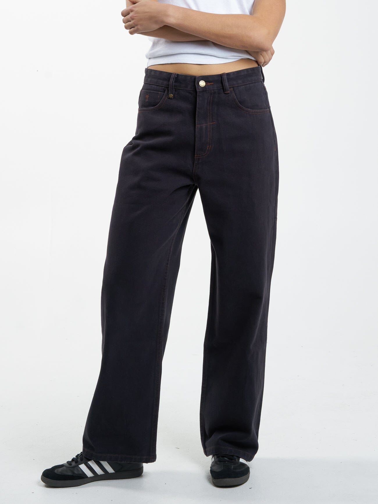 Tony Low Rise Big Baggy Jean - Midnight Blue