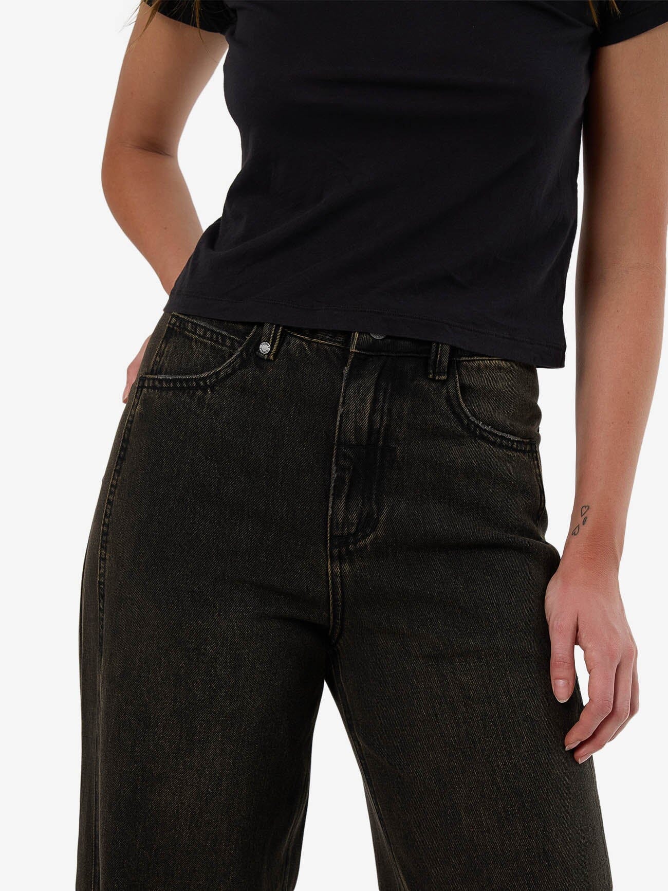 Ashton Jean - Dirty Olive Black 4