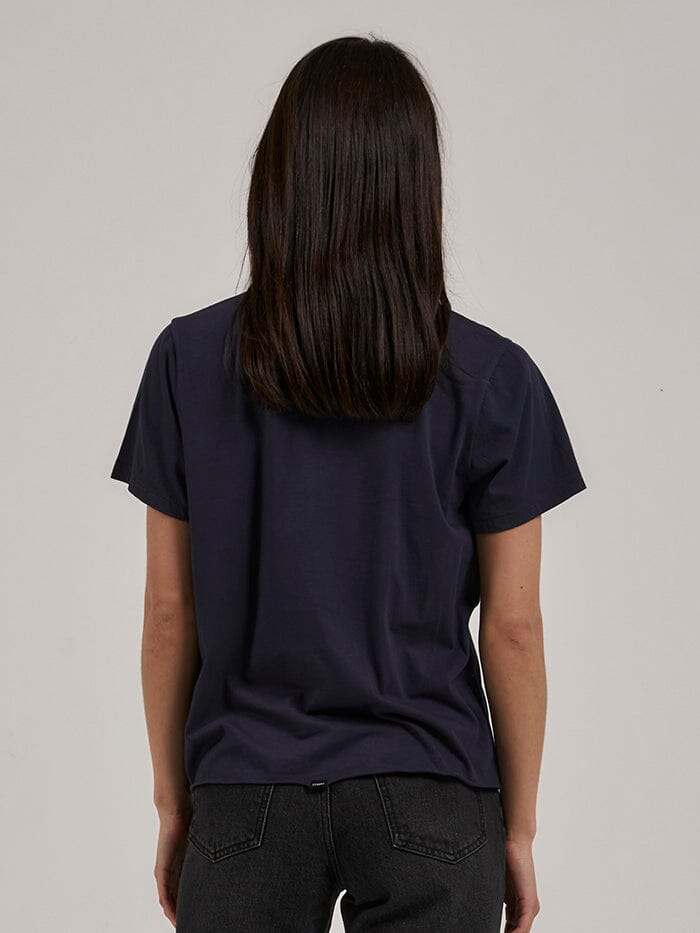 Minimal Thrills Relaxed Tee - Station Navy