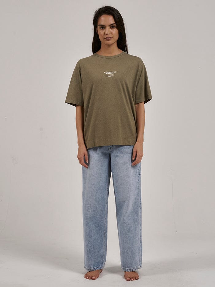 High Standards Hemp Box Tee - Aloe