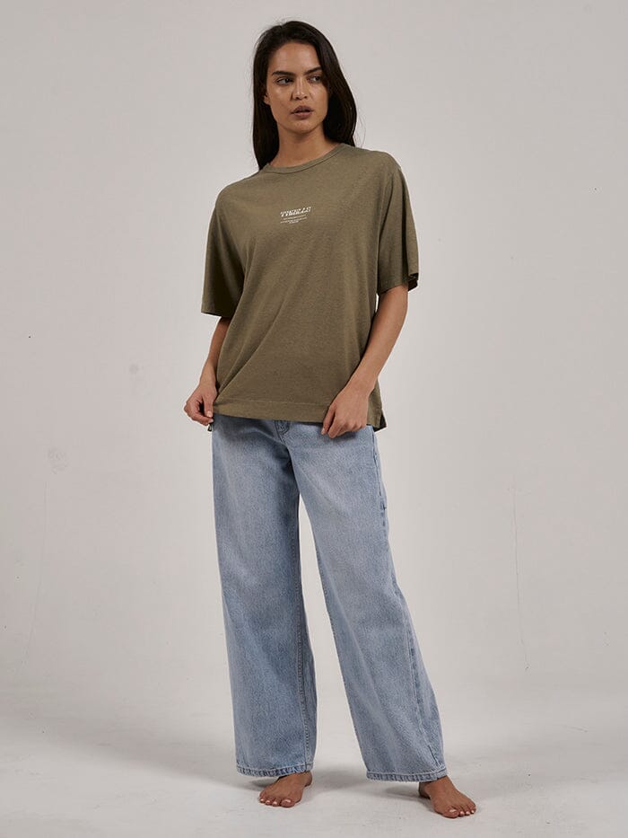 High Standards Hemp Box Tee - Aloe