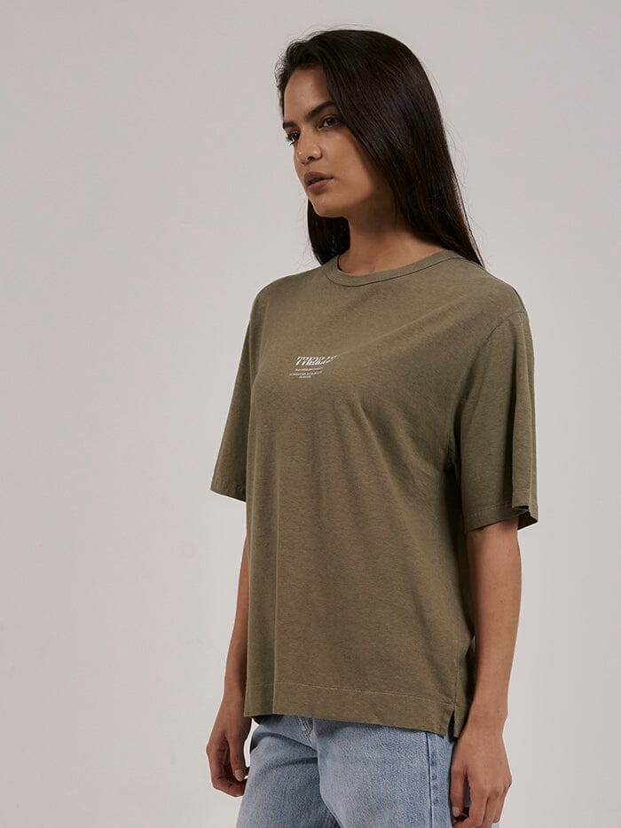 High Standards Hemp Box Tee - Aloe