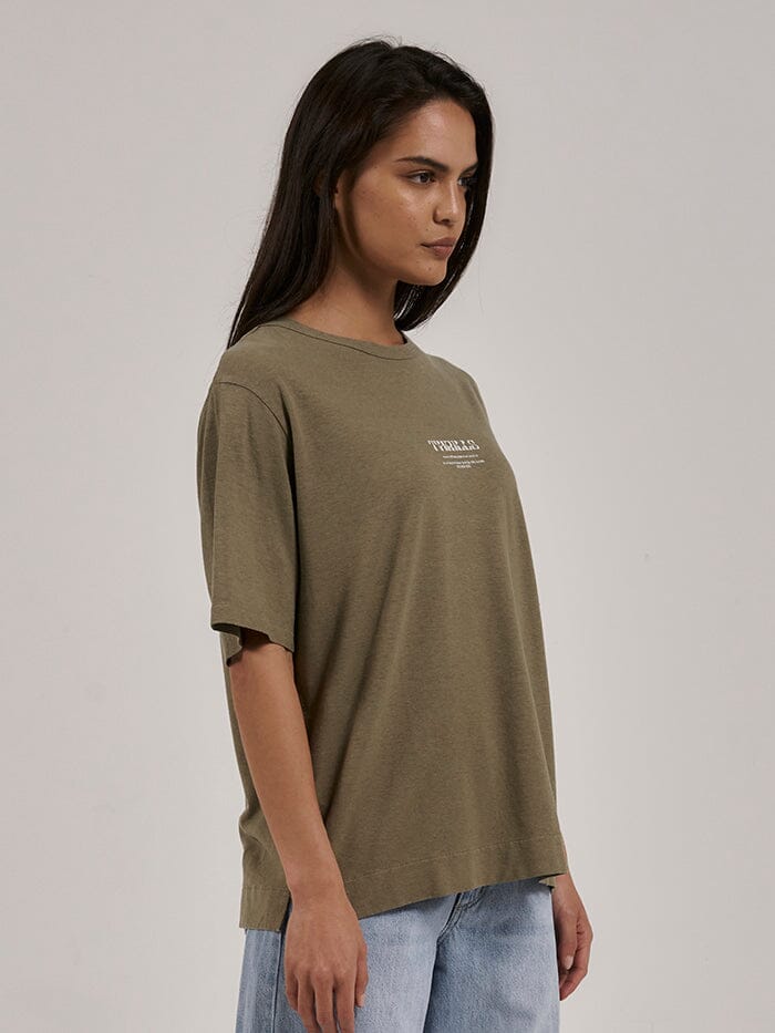 High Standards Hemp Box Tee - Aloe