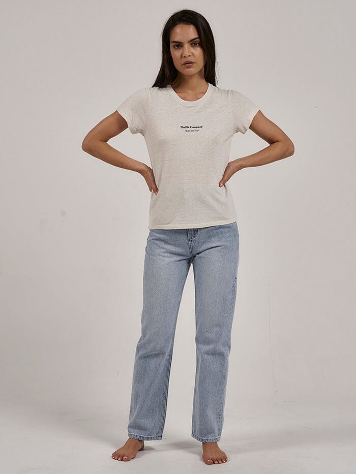 Above So Below Hemp Everyday Tee - Heritage White