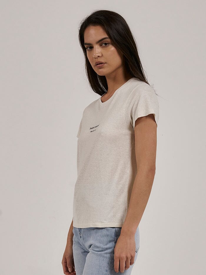 Above So Below Hemp Everyday Tee - Heritage White