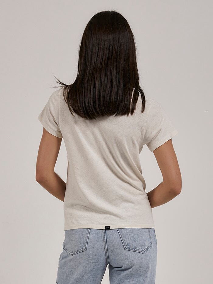 Above So Below Hemp Everyday Tee - Heritage White