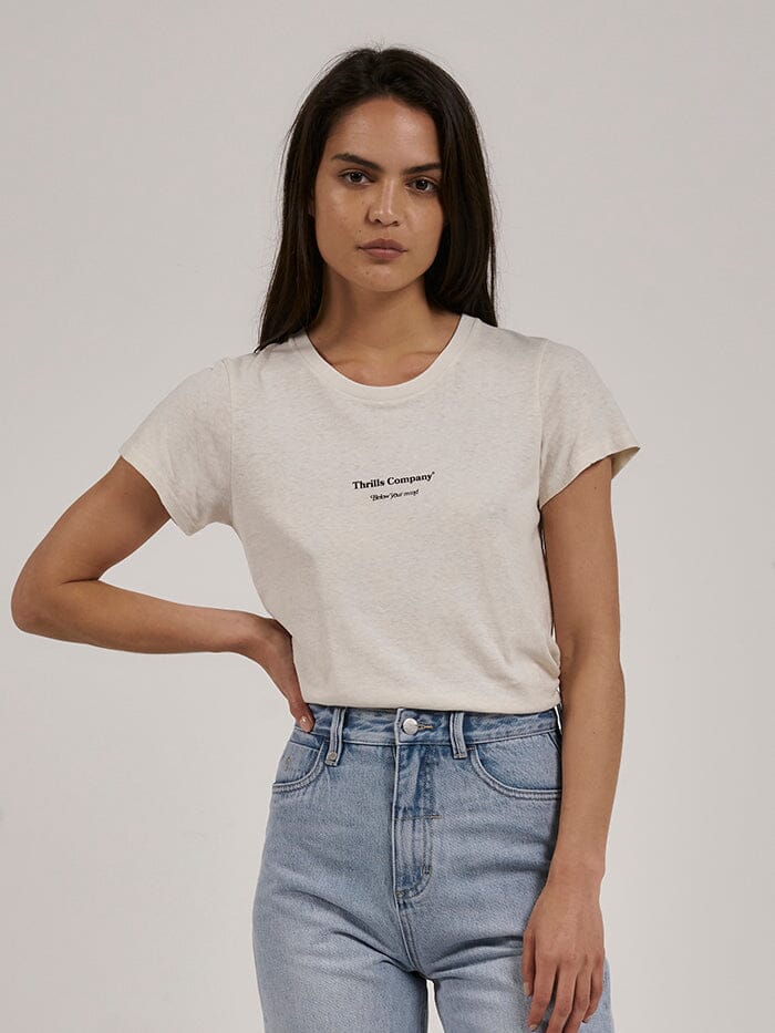 Above So Below Hemp Everyday Tee - Heritage White