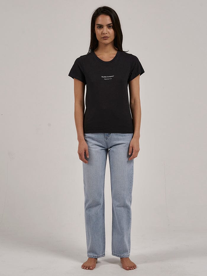 Above So Below Hemp Everyday Tee - Washed Black