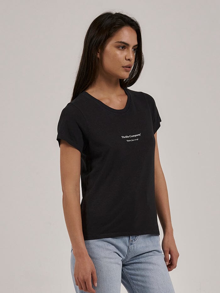 Above So Below Hemp Everyday Tee - Washed Black