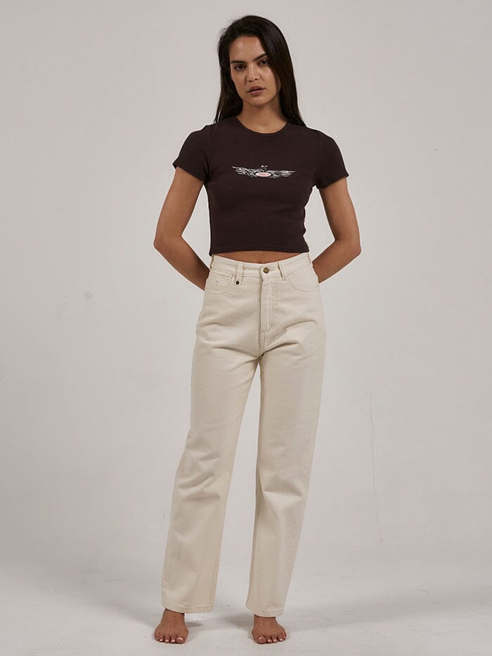 Laid Back Baby Tee - Postal Brown