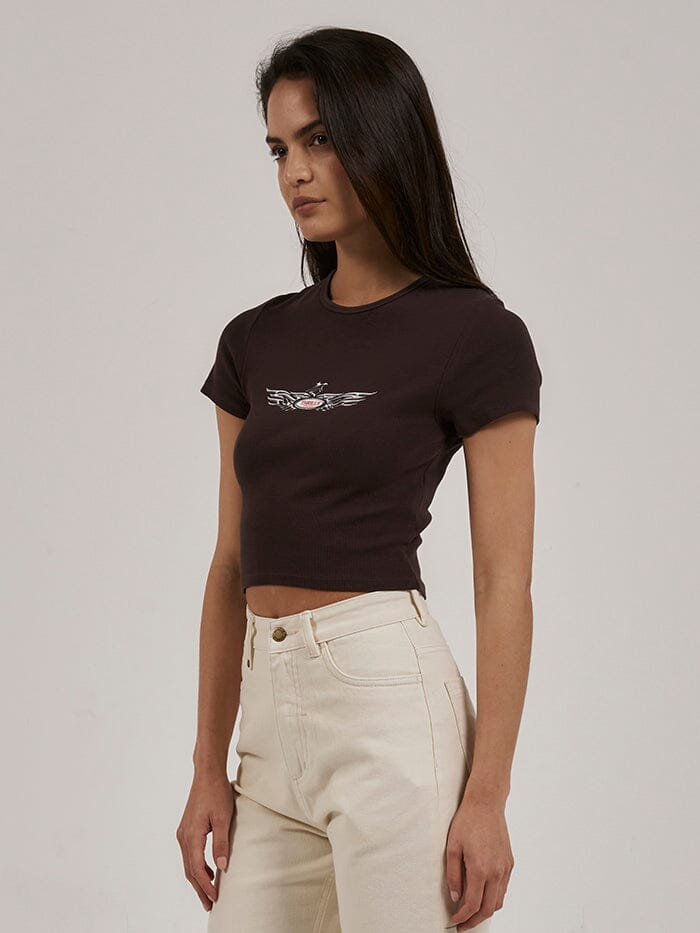 Laid Back Baby Tee - Postal Brown