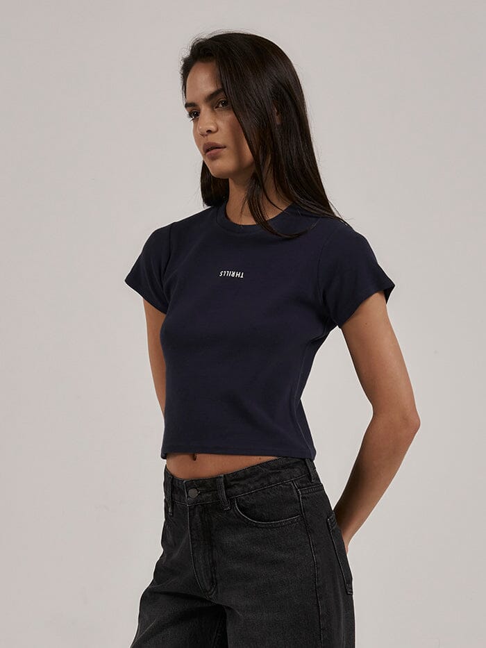 Minimal Thrills Mini Tee - Station Navy