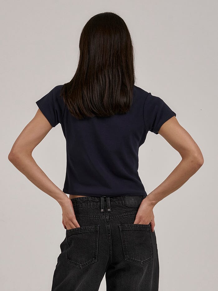 Minimal Thrills Mini Tee - Station Navy