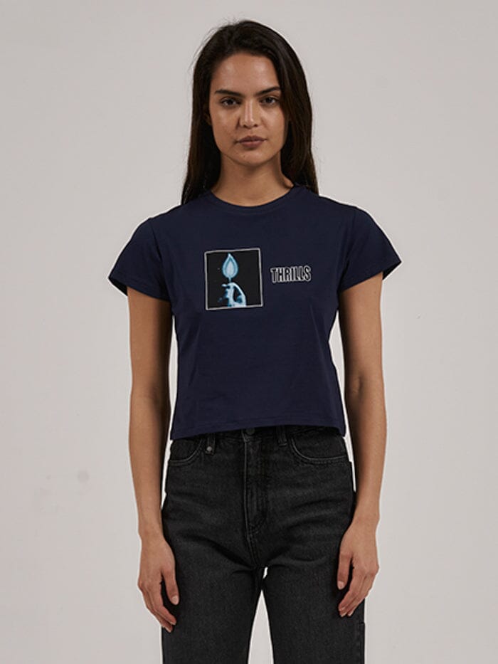 Lucky Strike Mini Tee - Blue Rinse