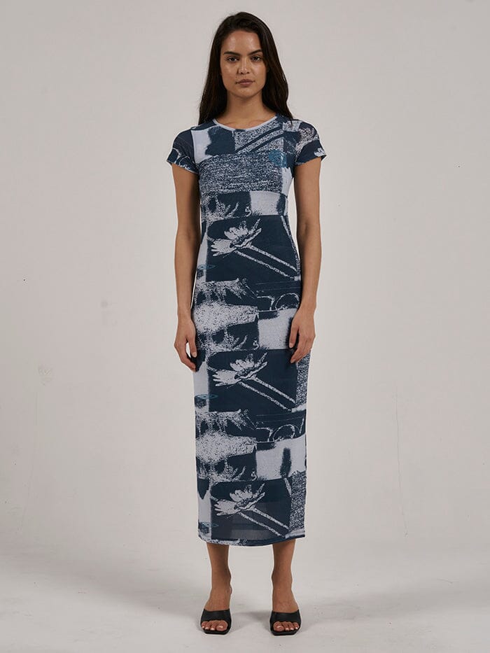 Alchemy Mesh Dress - New Teal