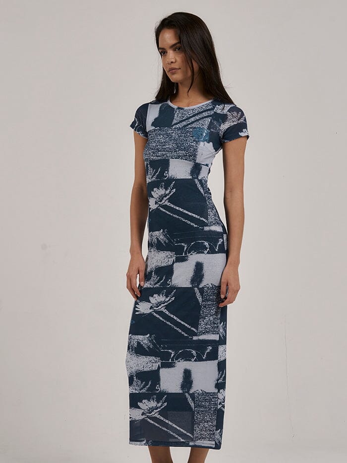Alchemy Mesh Dress - New Teal