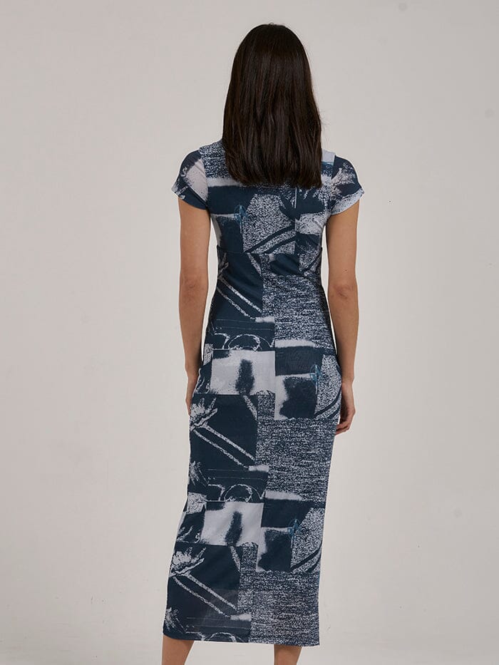 Alchemy Mesh Dress - New Teal